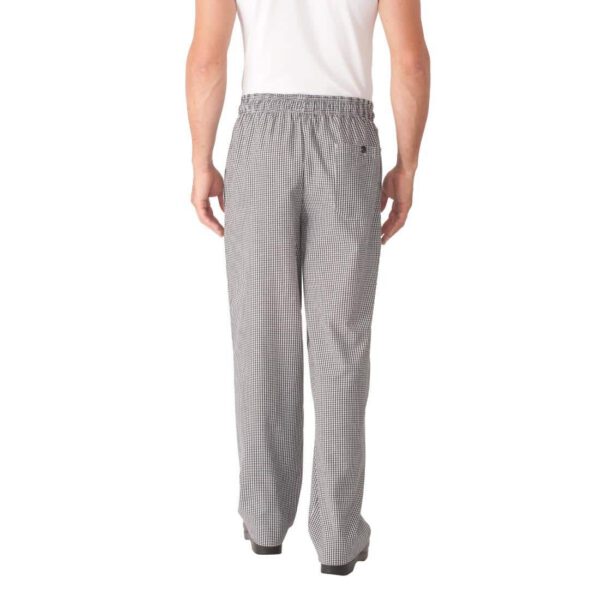 Chef Works Unisex Easyfit Chefs Trousers - Small Black Check - Image 9
