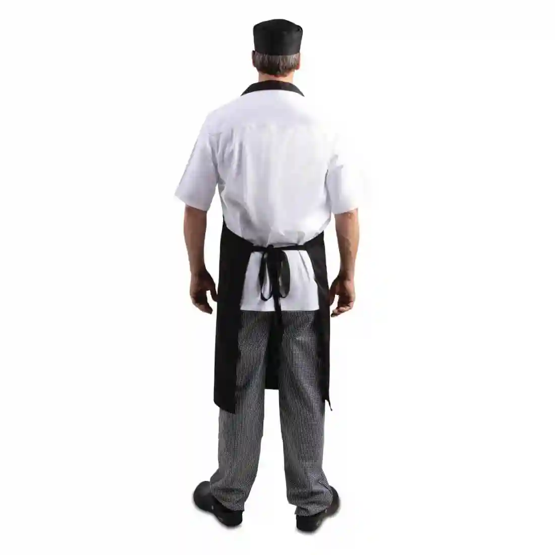 Whites Bib Apron Polycotton Black - Image 5