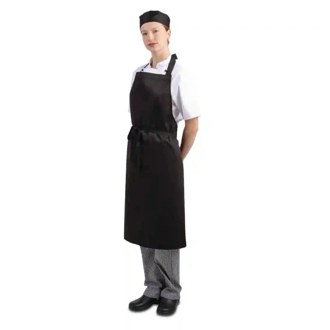 Whites Bib Apron Polycotton Black - Image 6