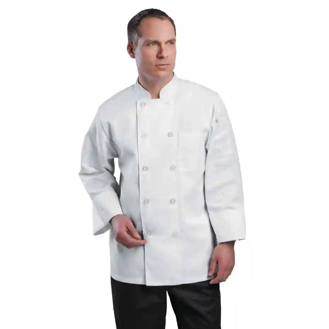 Chef Works Le Mans Chefs Jacket White - Image 3