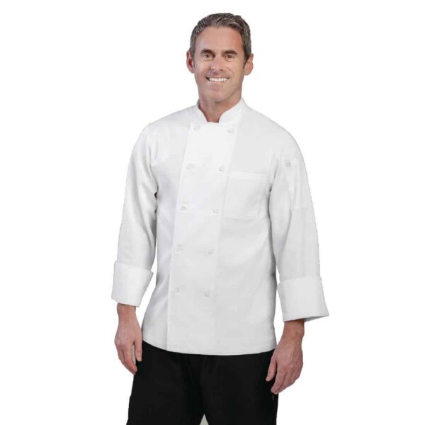 Chef Works Le Mans Chefs Jacket White - Image 8