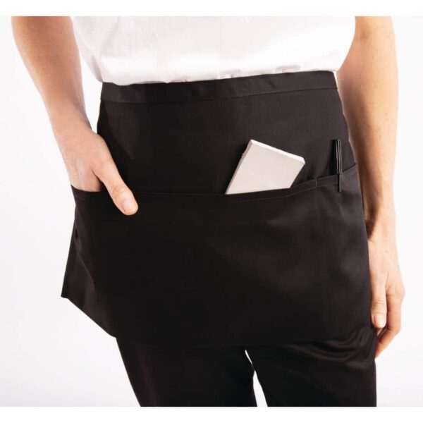 Uniform Works Short Bistro Apron Black - Image 4
