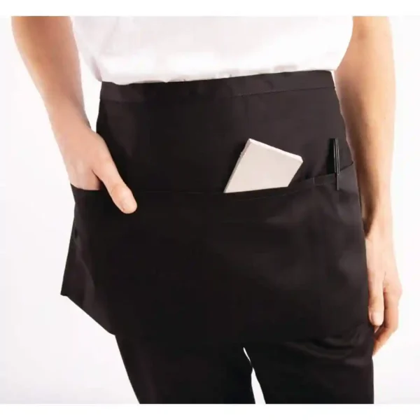 Uniform Works Short Bistro Apron Black - Image 4