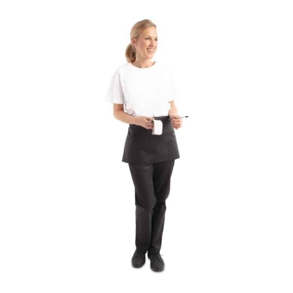 Uniform Works Short Bistro Apron Black - Image 5