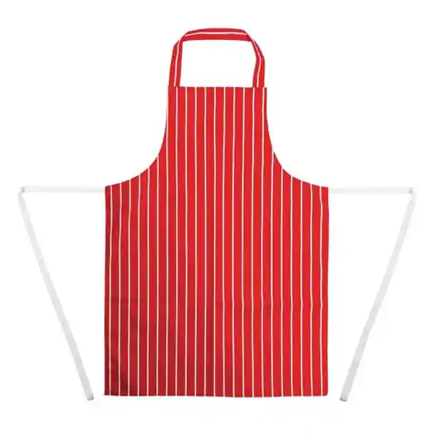 Whites Bib Apron Red And White Stripe - Image 6