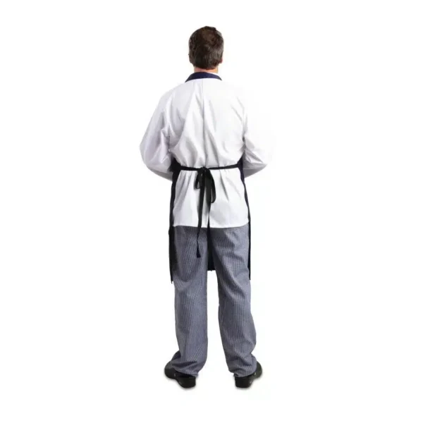 Whites Bib Apron Navy Blue - Image 4