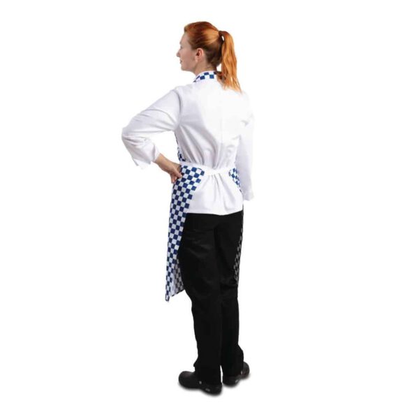 Whites Bib Apron Blue And White Check - Image 6