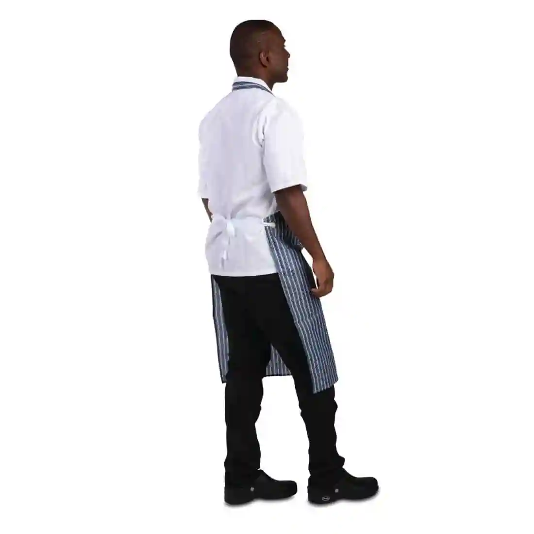 Whites Waterproof Bib Apron Blue and White - Image 5