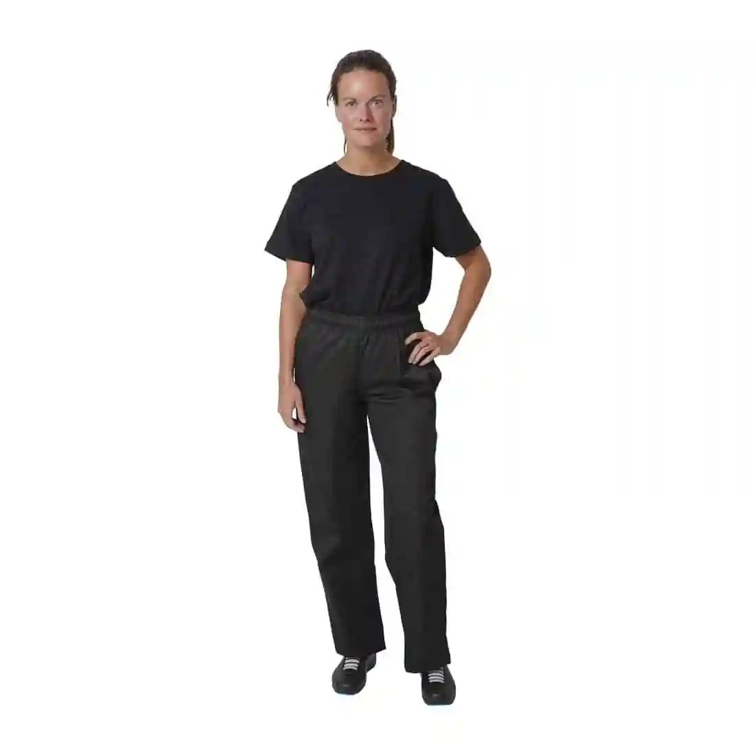 Whites Vegas Chef Trousers Polycotton Black - Image 5