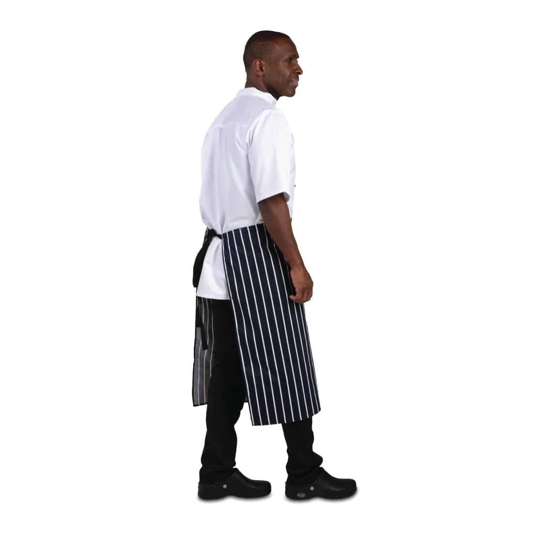 Whites Butchers Waist Apron Blue and White Stripe - Image 6