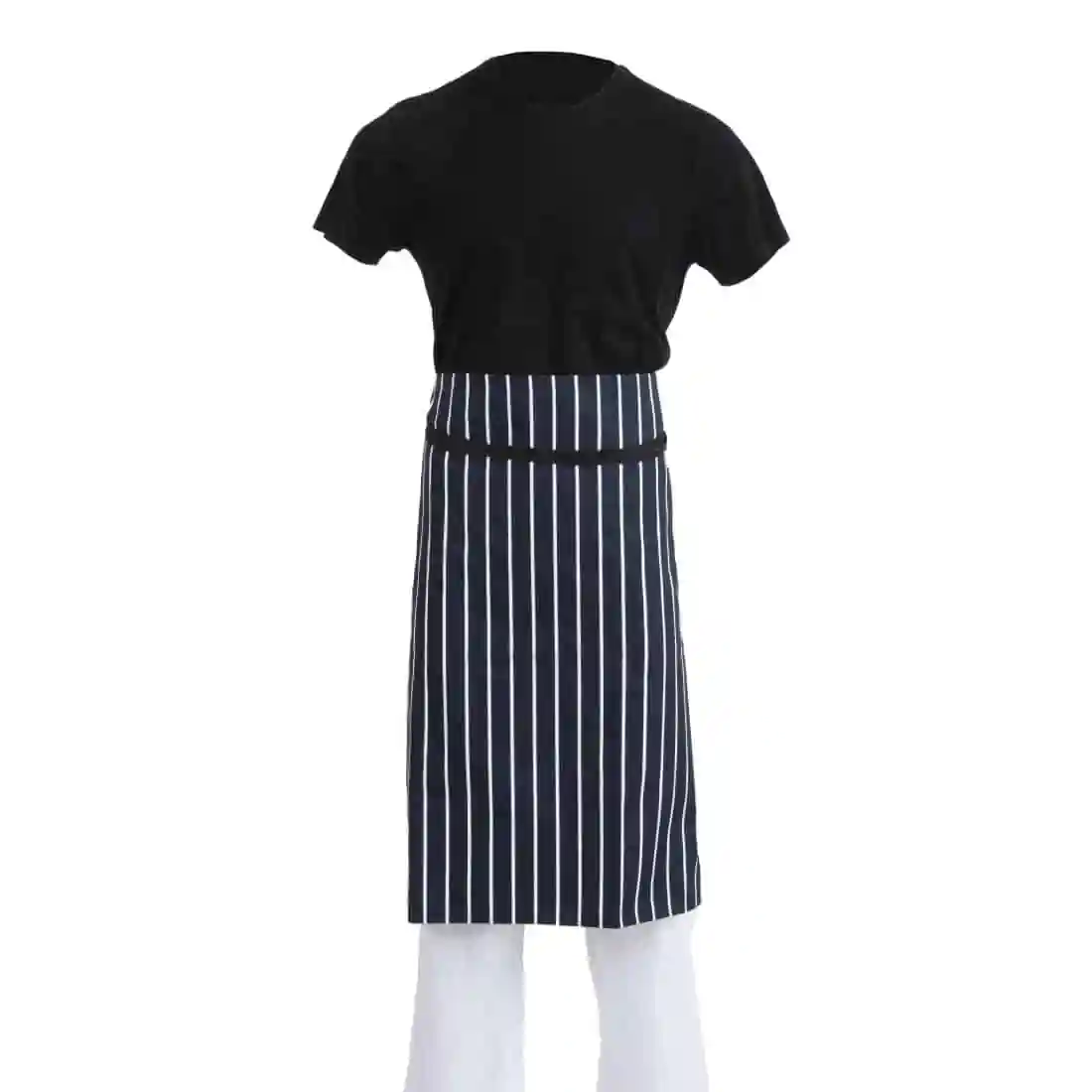 Whites Butchers Waist Apron Blue and White Stripe - Image 6