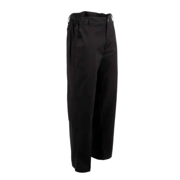 Chef Works Unisex Executive Chefs Trousers Black Herringbone - Image 5