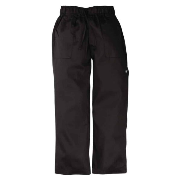 Chef Works Unisex Better Built Baggy Chef Trousers Black - Image 4