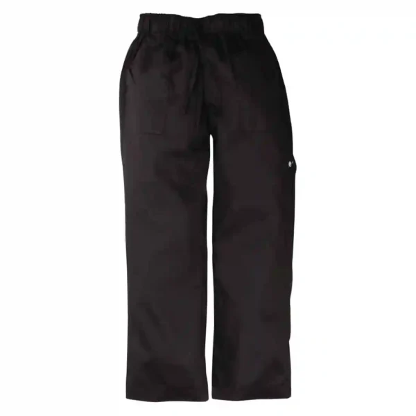 Chef Works Unisex Better Built Baggy Chef Trousers Black - Image 4
