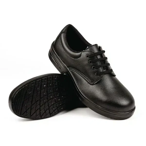 Lites Black Lace Up Safety Shoes  - Image 8