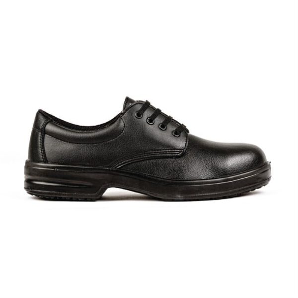 Lites Black Lace Up Safety Shoes  - Image 7