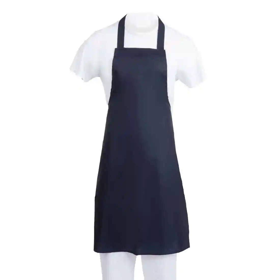 Whites Light Duty Waterproof Bib Apron Blue - Image 9