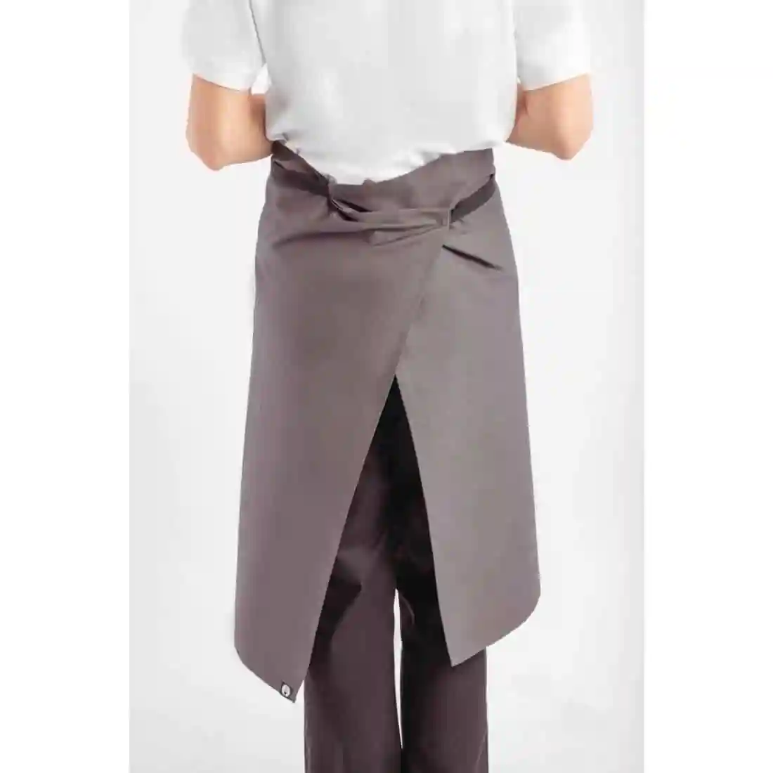Uniform Works Regular Bistro Apron Charcoal - Image 3
