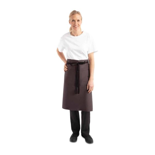 Uniform Works Regular Bistro Apron Charcoal