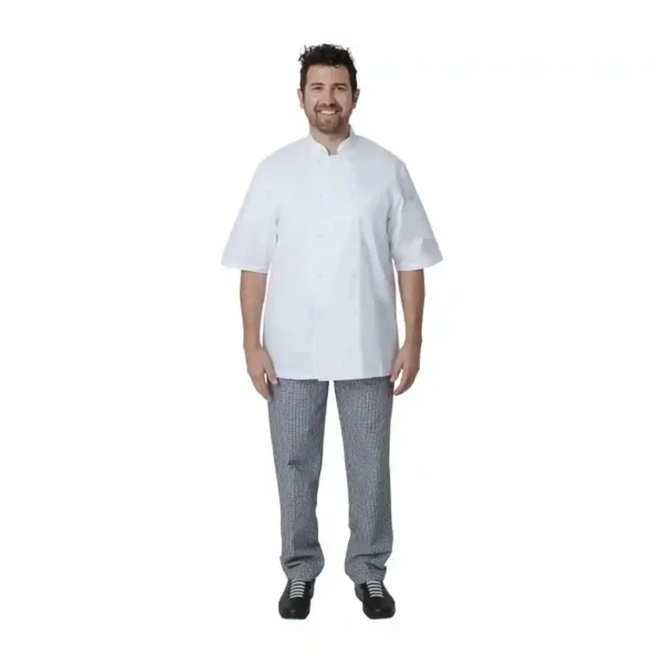 Chef Works Montreal Cool Vent Unisex Chefs Jacket White - Image 3