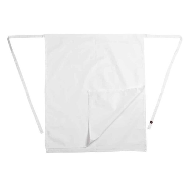 Chef Works Long Four Way Waist Apron White - Image 2