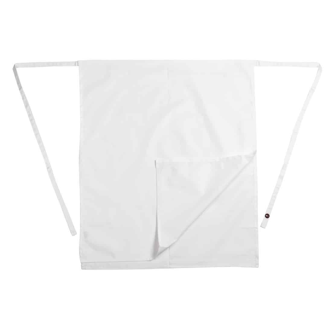 Chef Works Long Four Way Waist Apron White - Image 2