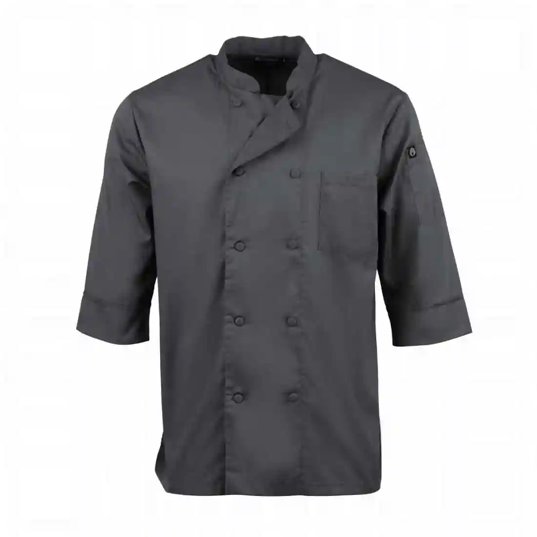 Chef Works Unisex Chefs Jacket Grey - Image 6