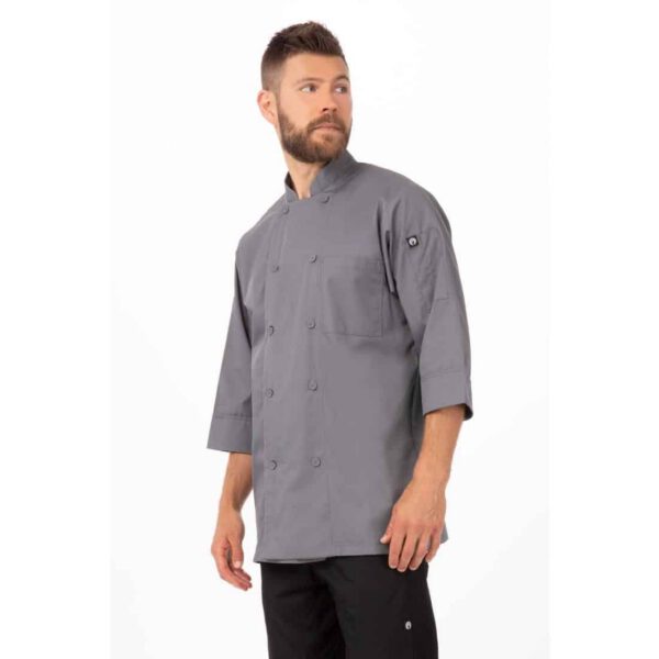 Chef Works Grey Unisex Chefs Jacket