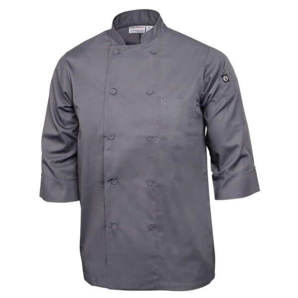 Chef Works Grey Unisex Chefs Jacket