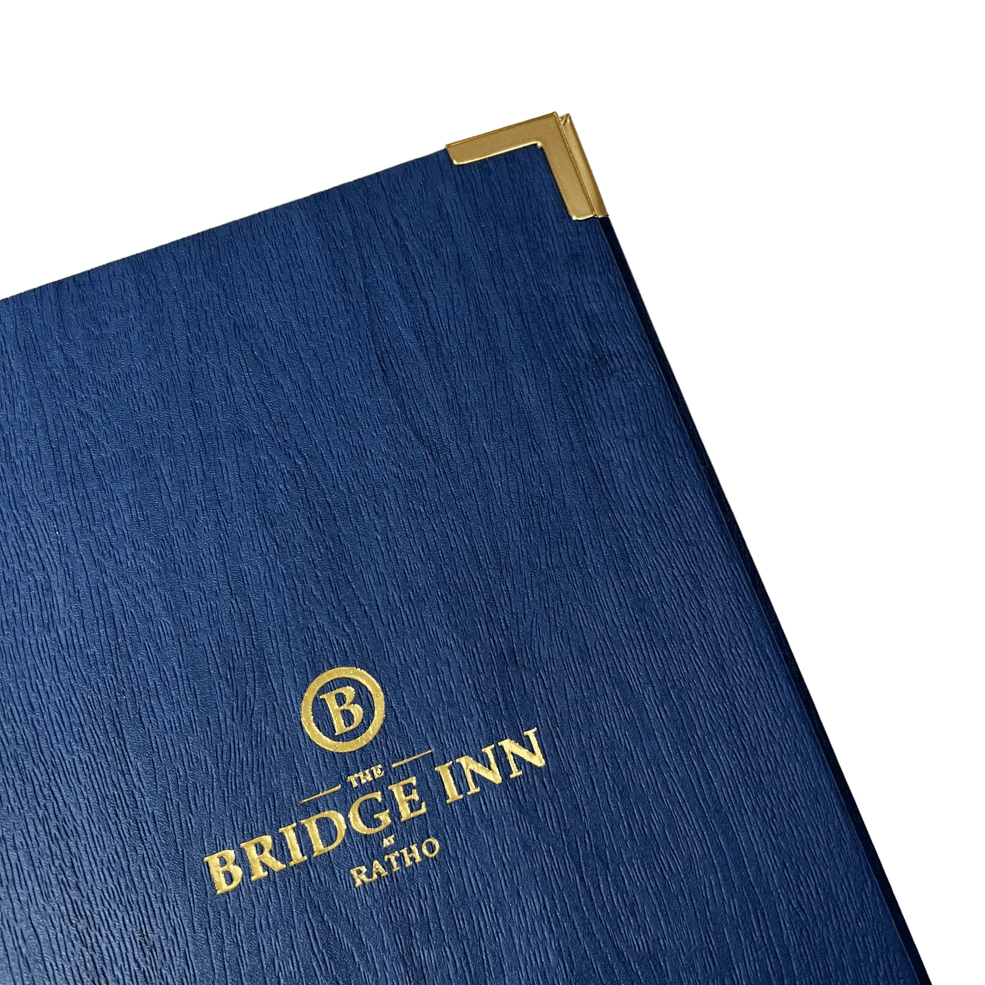 Blue Acero Menu Cover