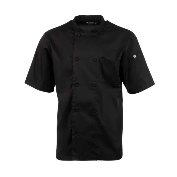 Chef Works Montreal Cool Vent Black Unisex Chefs Jacket