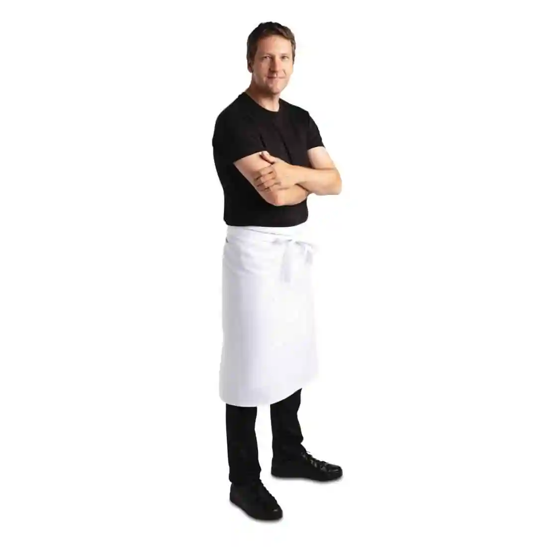 Regular Bistro Apron White - Image 7