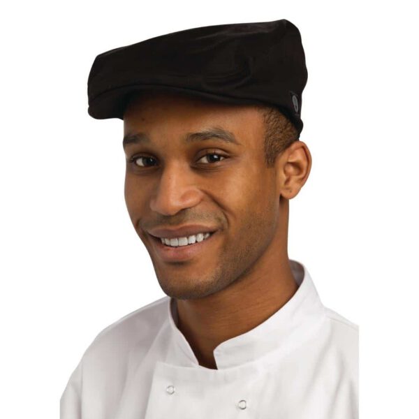 Chef Works Flat Cap Black - Image 3