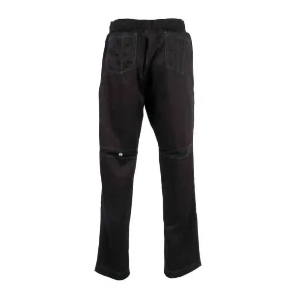 Chef Works Unisex Cool Vent Baggy Chefs Trousers Black - Image 9