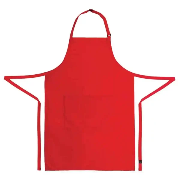 Chef Works Bib Apron Red - Image 5