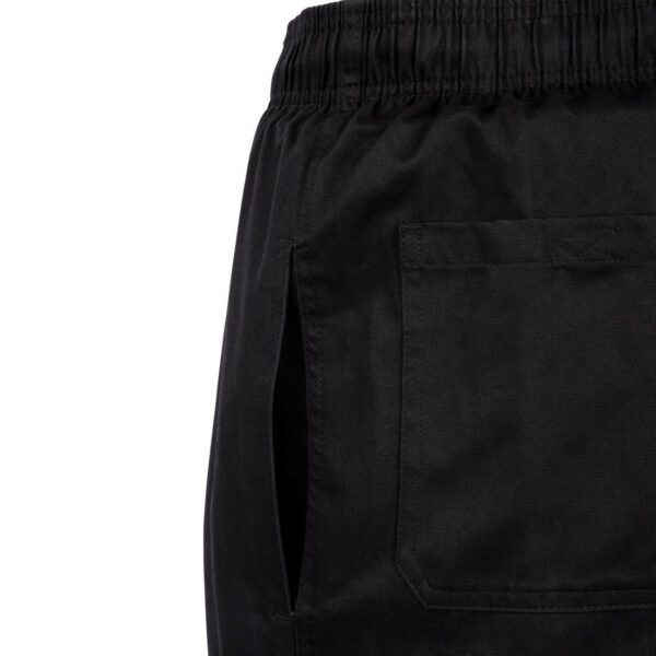Chef Works Unisex Slim Fit Cargo Chefs Trousers Black - Image 8