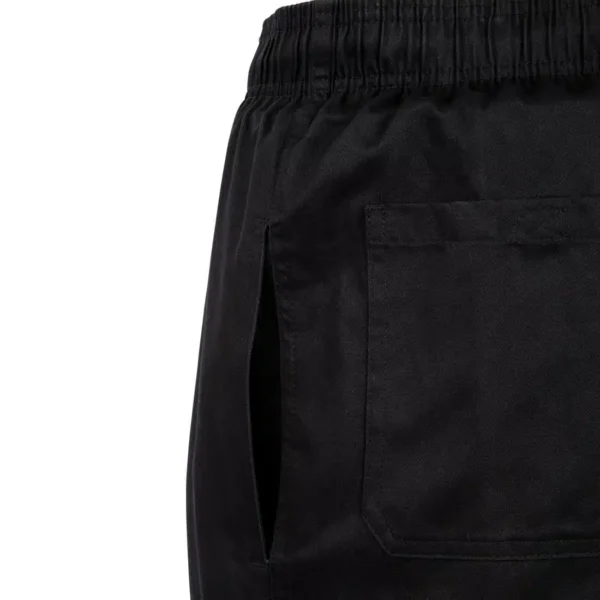Chef Works Unisex Slim Fit Cargo Chefs Trousers Black - Image 8