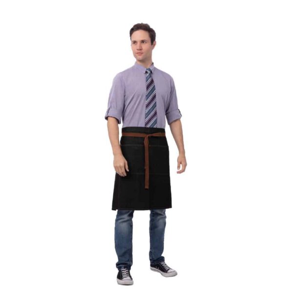 Chef Works Urban Memphis Bistro Apron Black - Image 2