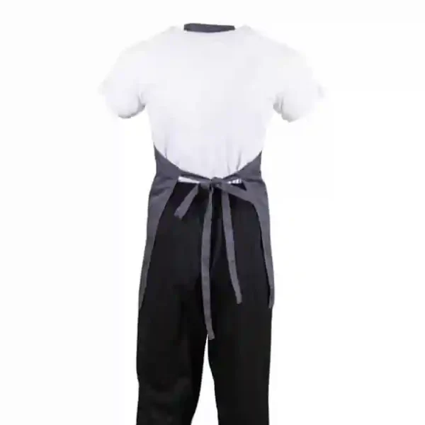 Whites V Neck Service Apron Charcoal