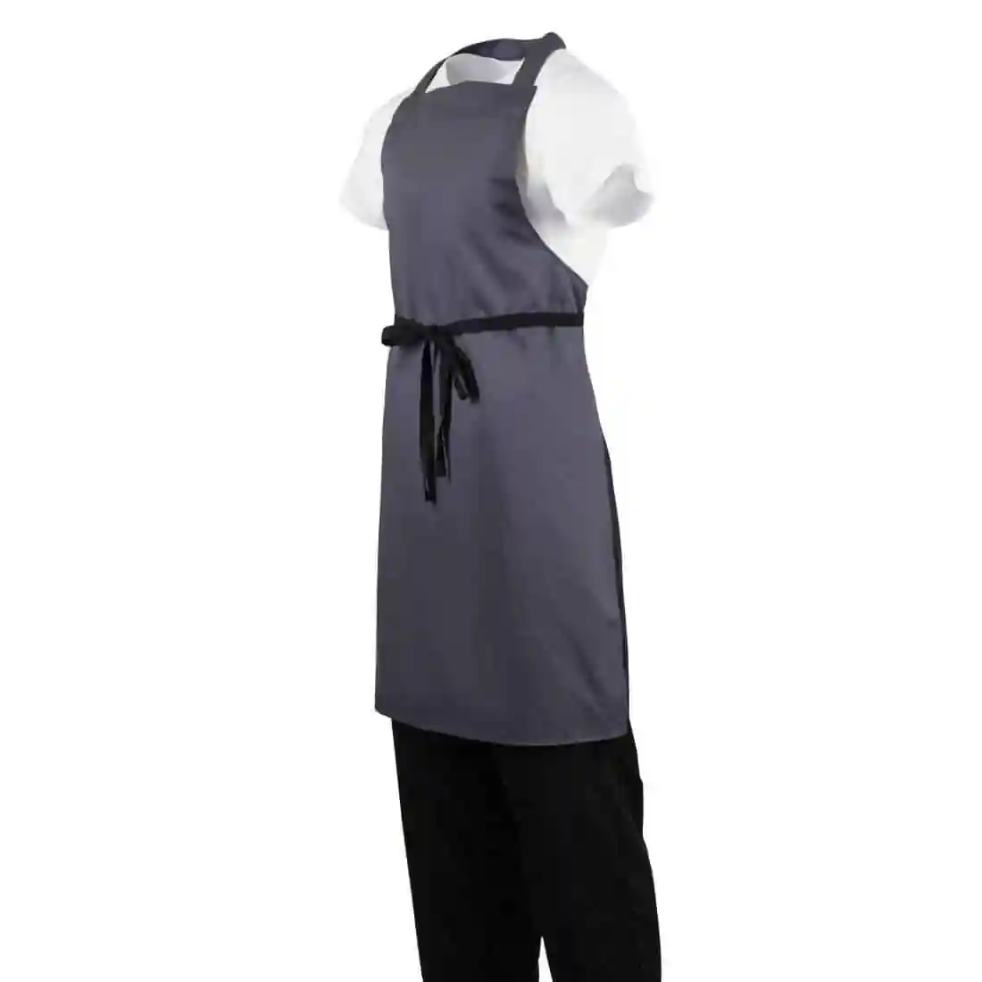 Whites Polycotton Bib Apron Charcoal - Image 5