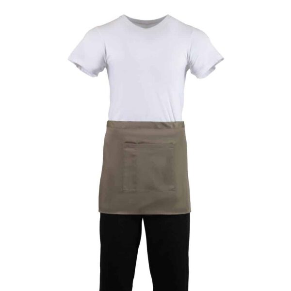 Whites Short Bistro Apron Tan