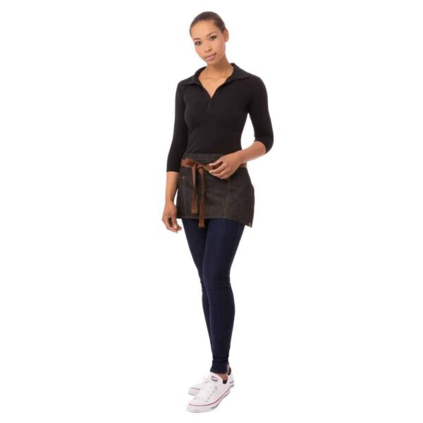 Chef Works Urban Memphis Waist Apron Black - Image 2