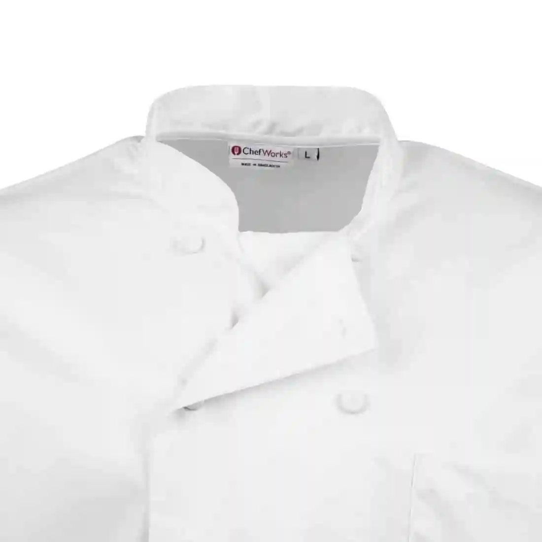 Chef Works Calgary Long Sleeve Cool Vent Unisex Chefs Jacket White - Image 4