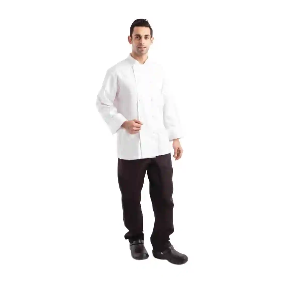 Chef Works Calgary Long Sleeve Cool Vent Unisex Chefs Jacket White - Image 8