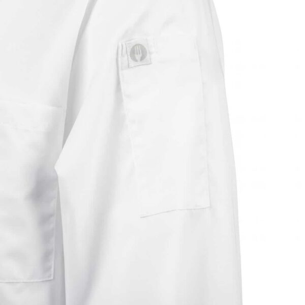 Chef Works Calgary Long Sleeve Cool Vent Unisex Chefs Jacket White - Image 14
