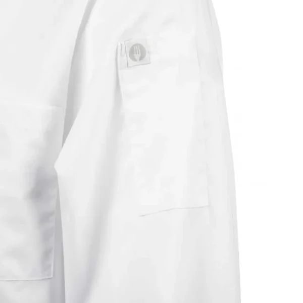 Chef Works Calgary Long Sleeve Cool Vent Unisex Chefs Jacket White - Image 14