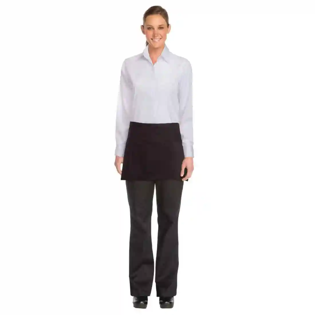 Chef Works Waist Apron Black - Image 4