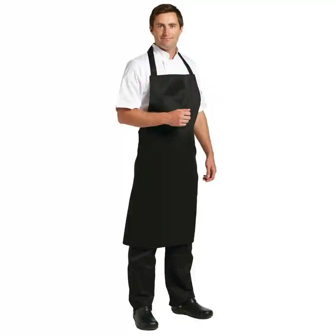 Whites Polycotton Bib Apron Black XL - Image 5