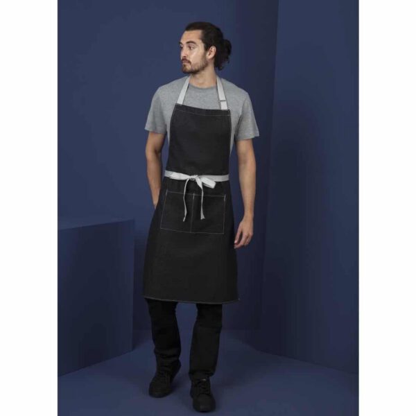 Whites Southside Bib Apron Denim Black - Image 11