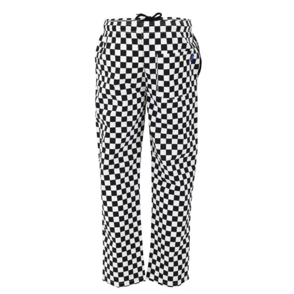 Whites Unisex Vegas Trousers Big Black & White Check - Image 3